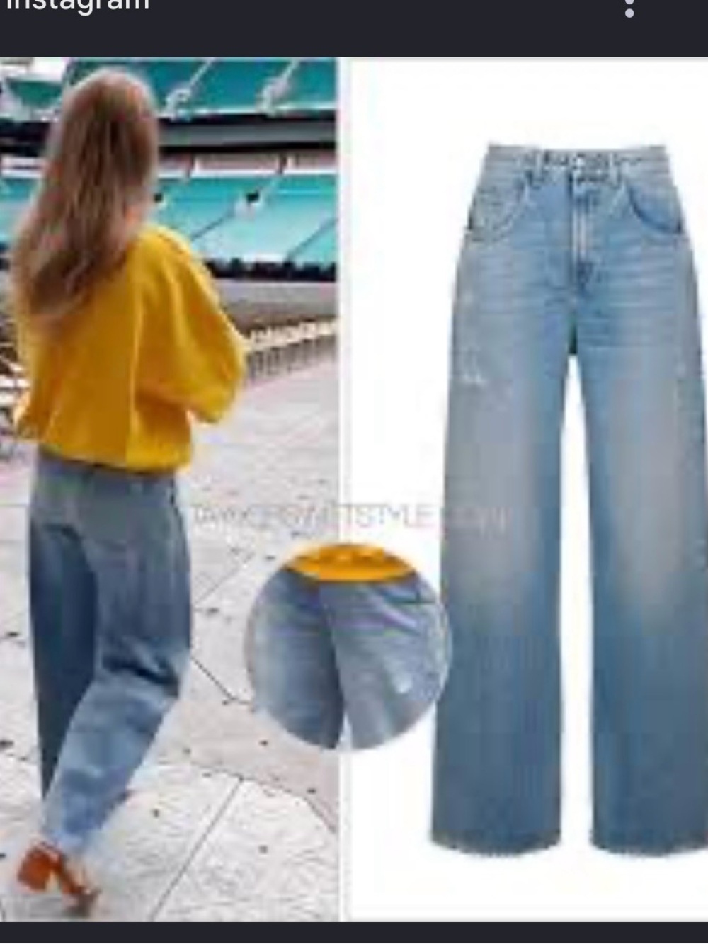 Icon Denim Poppy Wide Leg Jeans seen on Taylor Swift Eras Tour